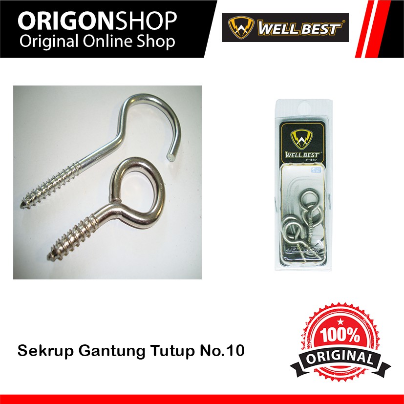 Wellbest Sekrup Gantung Tutup No. 10
