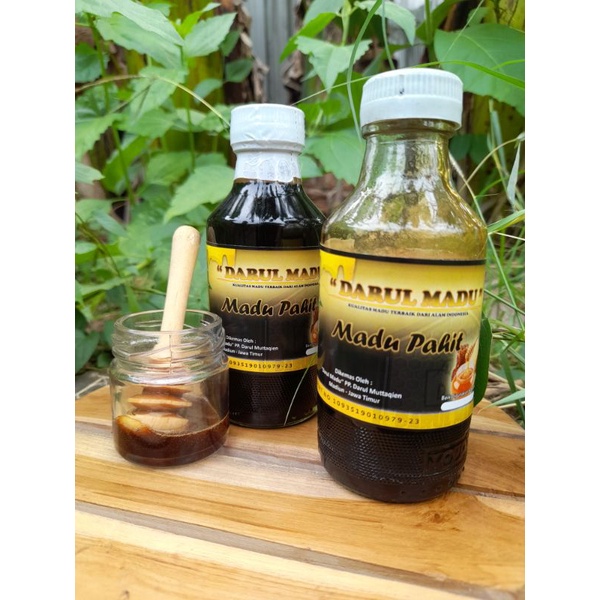 MADU HITAM PAHIT 100% Original (Apis Dorsata) kemasan 150ml + Bonus Masker