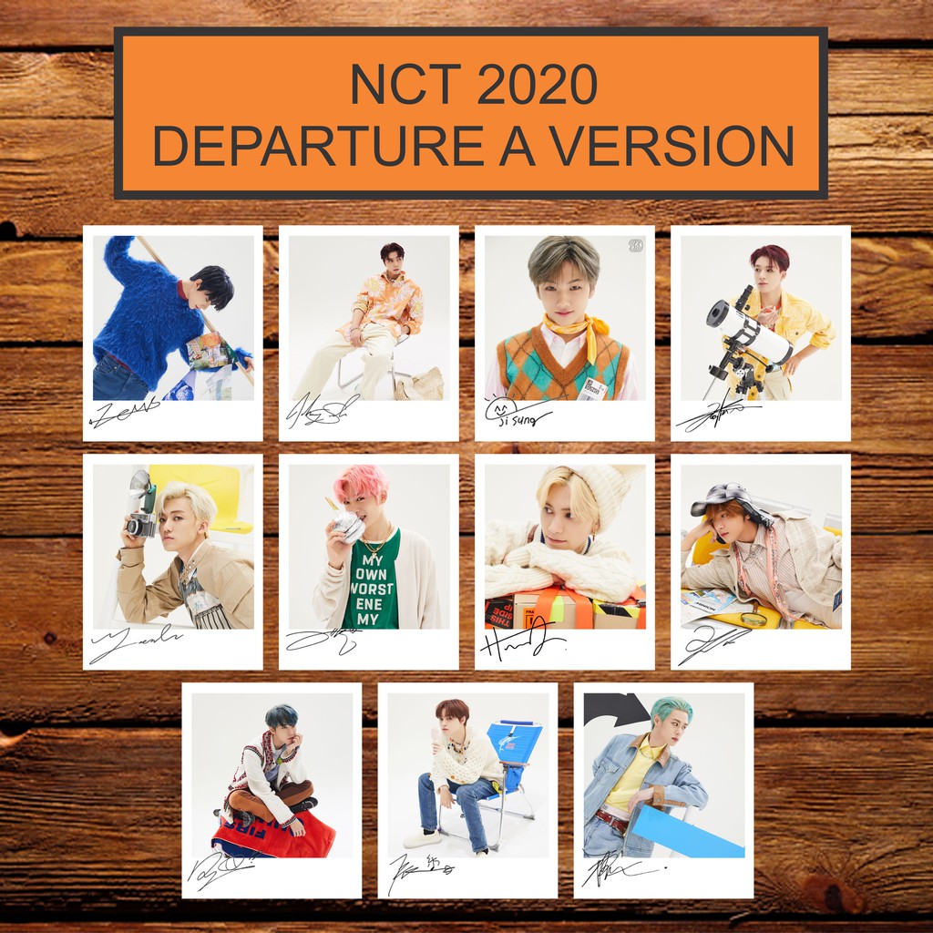 SIGNED KPOP POLAROID NCT 2020 RESONANCE PT 2 DEPARTURE