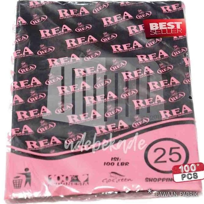 

] Kantong Plastik HD REA Tanpa Plong 25x35 HITAM