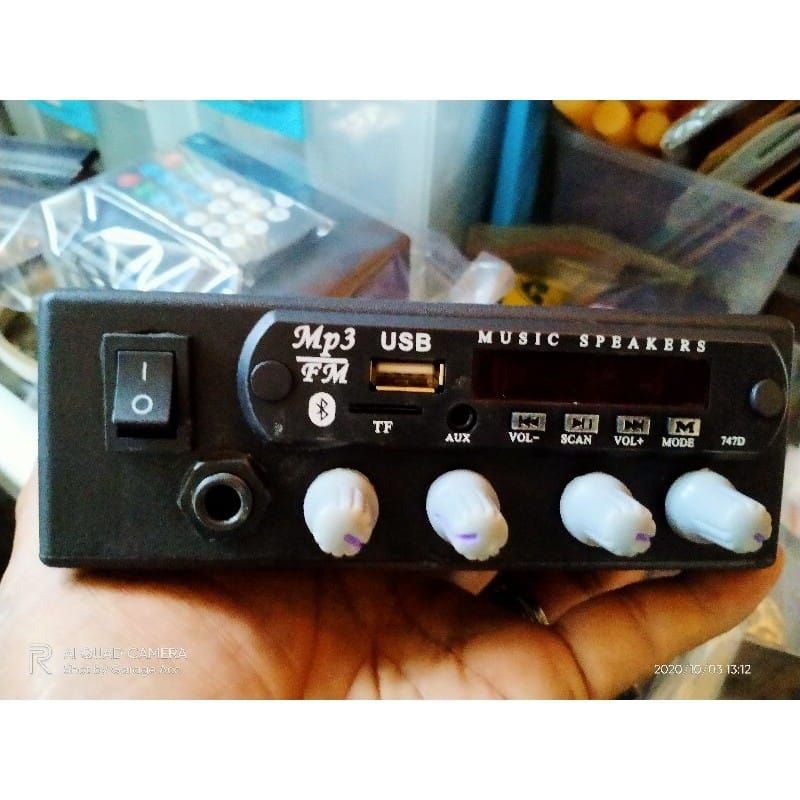 AMPLIFIER Rakitan Kelas D 12 VOLT sudah Bisa Karaoke