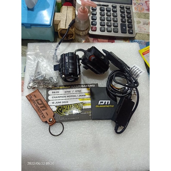 Lampu tembak d2 laser original DUROMOTO M3 bkn bullaes luminous