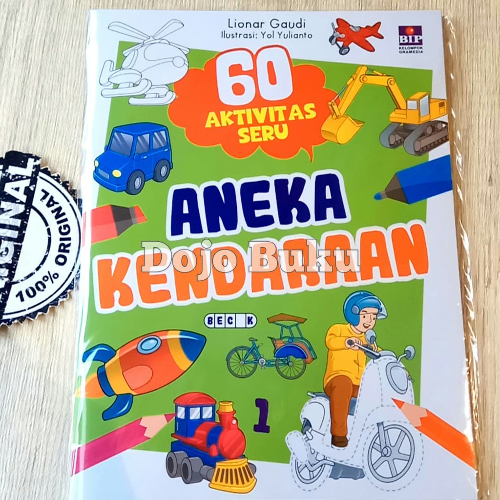 60 Aktivitas Seru Aneka Kendaraan by Lionar Gaudi