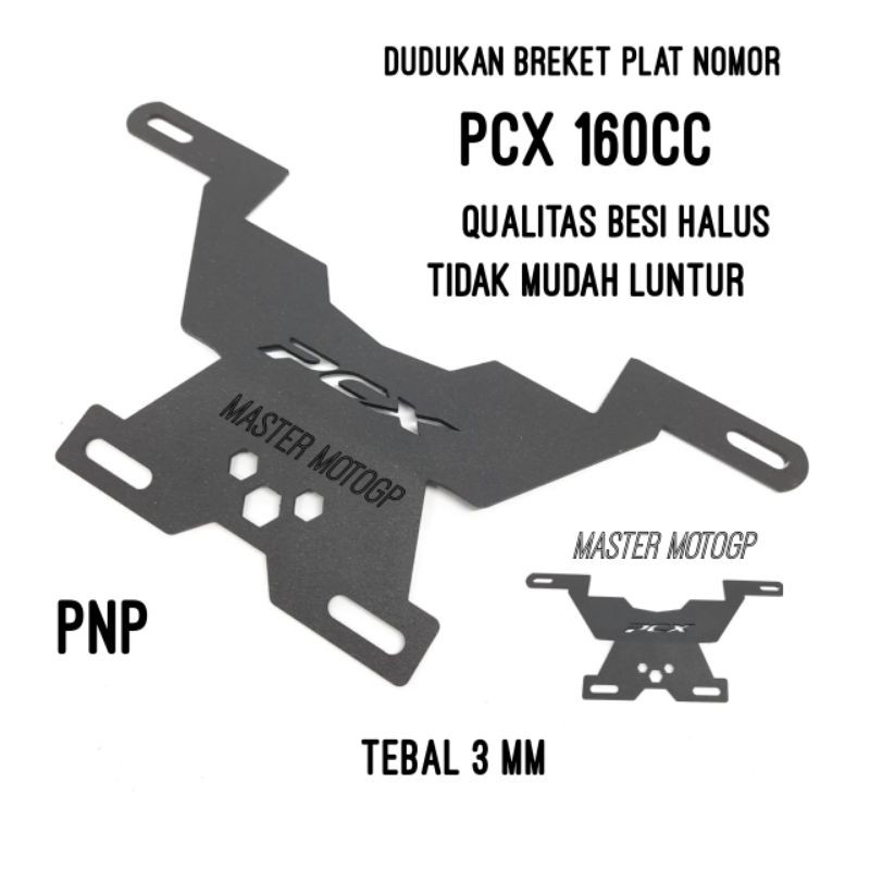 Breket plat nomor PCX 160CC Dudukan Breket plat nomor Kumis Honda Pcx 160cc