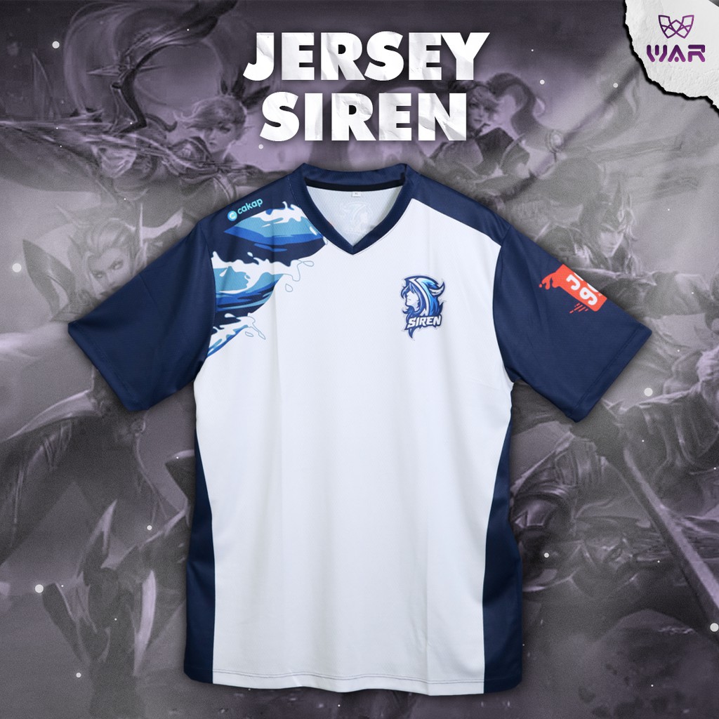 Jersey Esports Siren 2021 Terbaru Kaos Gaming Mobile Legend Free Fire Dewasa