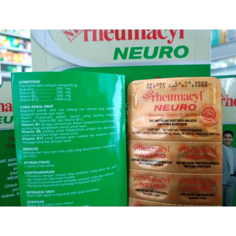 Neo Rheumacyl Neuro @1Amplop @10Kaplet remasil