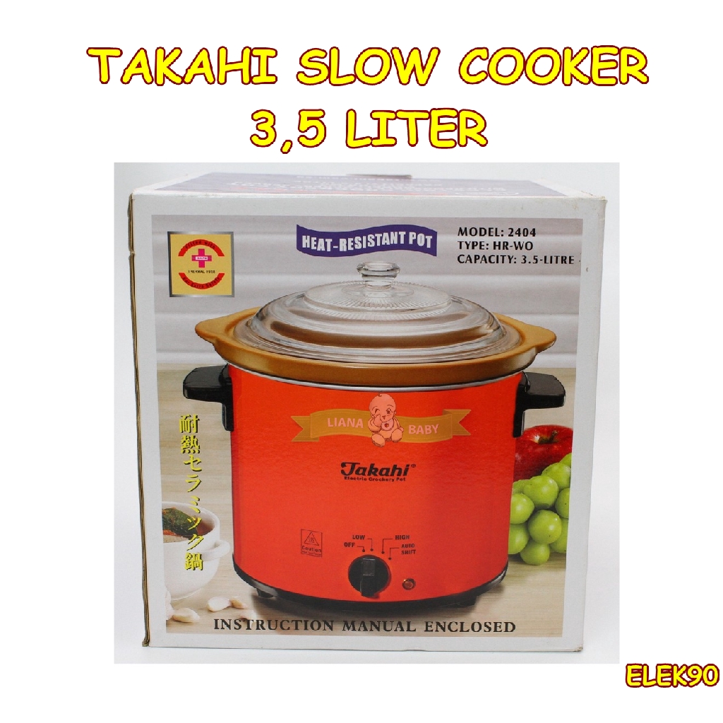 Jual ELEK91 TAKAHI SLOW COOKER 3,5 LITER Shopee Indonesia