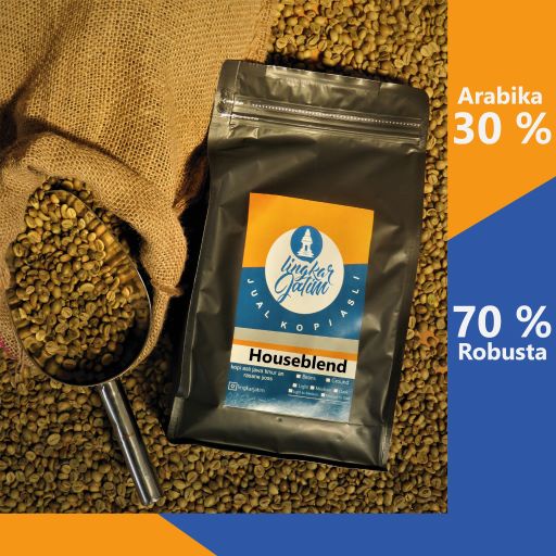 

Kopi Houseblend Arabika 30 : 70 Robusta 1 kg