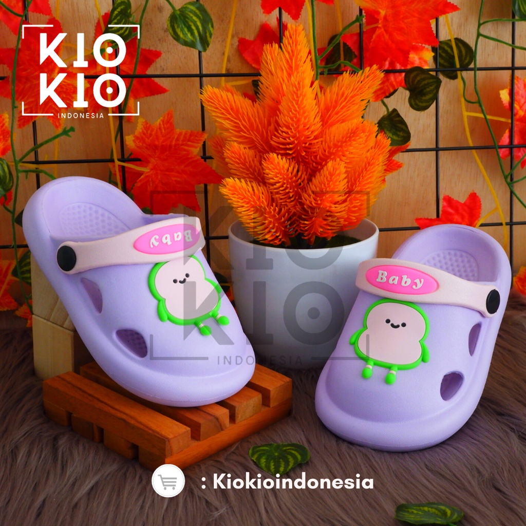 Sandal Baim Anak-anak / Sandak Kodok Anak / Sandal Bakpao Anak / Sepatu sandal ANAK Karakter Lucu BABY'S series