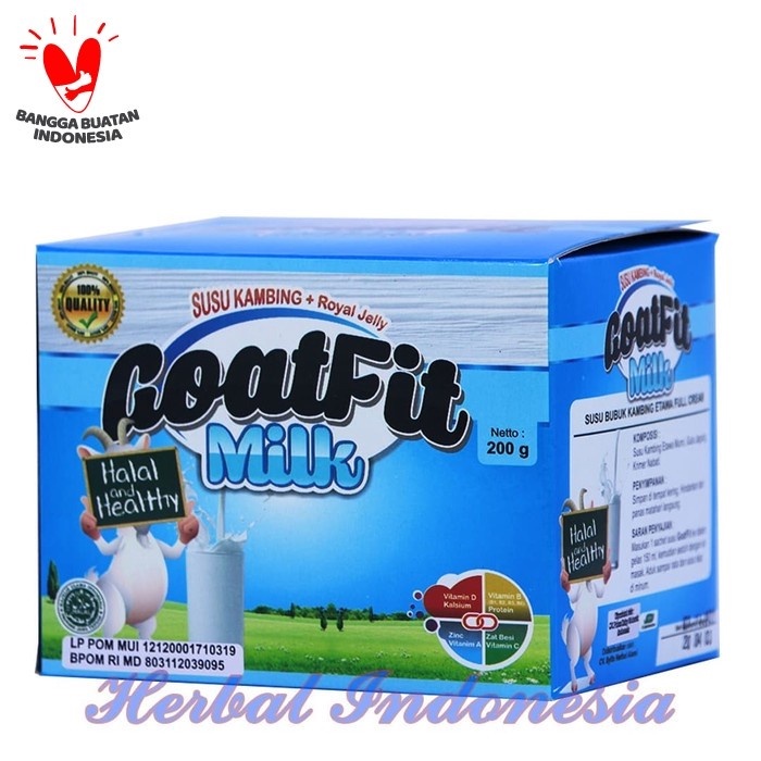 SUSU KAMBING ETAWA FULL CREAM PUTIH COKLAT PROPOLIS