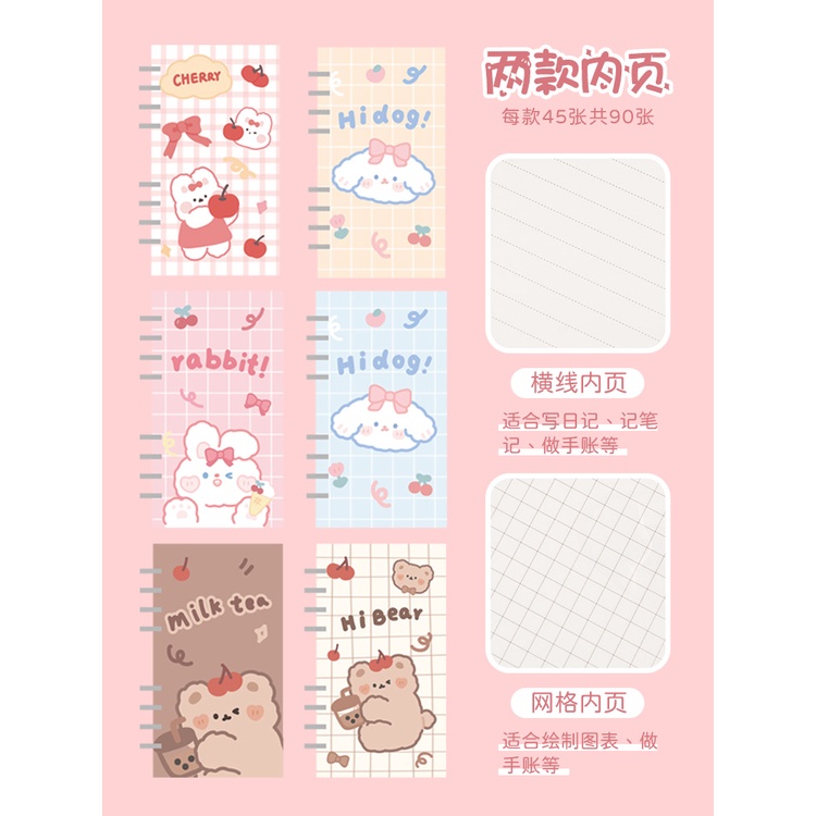 

Lucu Gadis Jantung Transparan Jurnal Buku Set Pembongkaran Tampan Longgar Daun Tebu Gadis Buku Catat