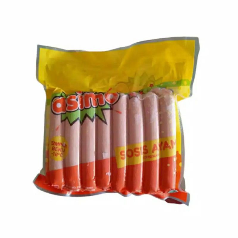 Sosis Ayam / Chicken Sausage Asimo 1KG / 500g / Enak / Lezat