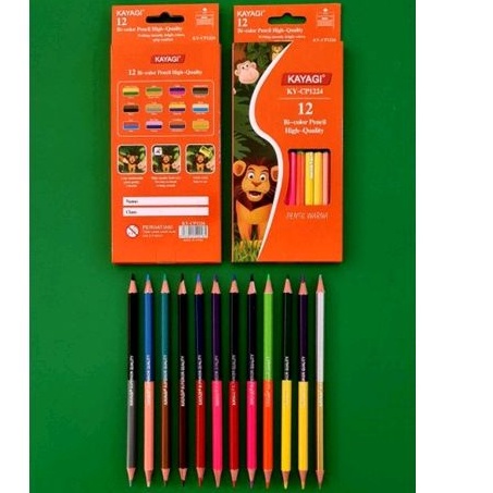 

PENSIL WARNA KAYAGI 12/24 WARNA 1224 DUO COLORS
