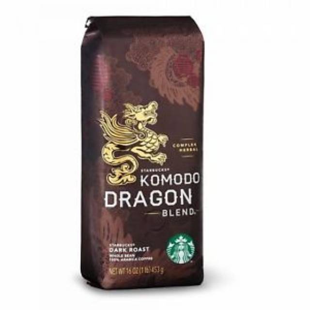 starbucks coffee komodo dragon whole bean