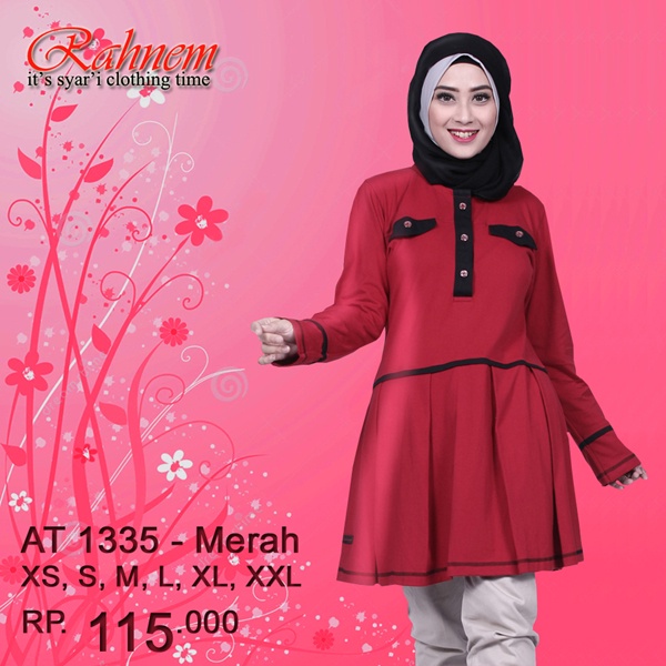 ATASAN MUSLIM WANITA / RAHNEM AT - 1335 /FASHION MUSLIM