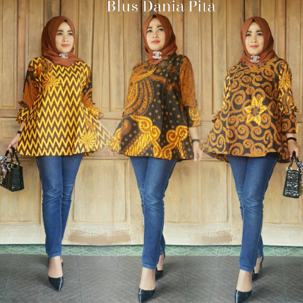 blouse dania pita batik cap