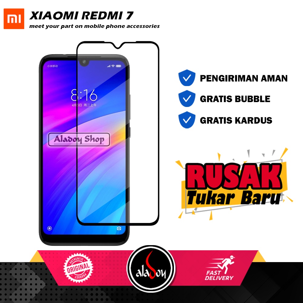 Tempered Glass Xiaomi Redmi7 Anti Gores Layar Screen Protector