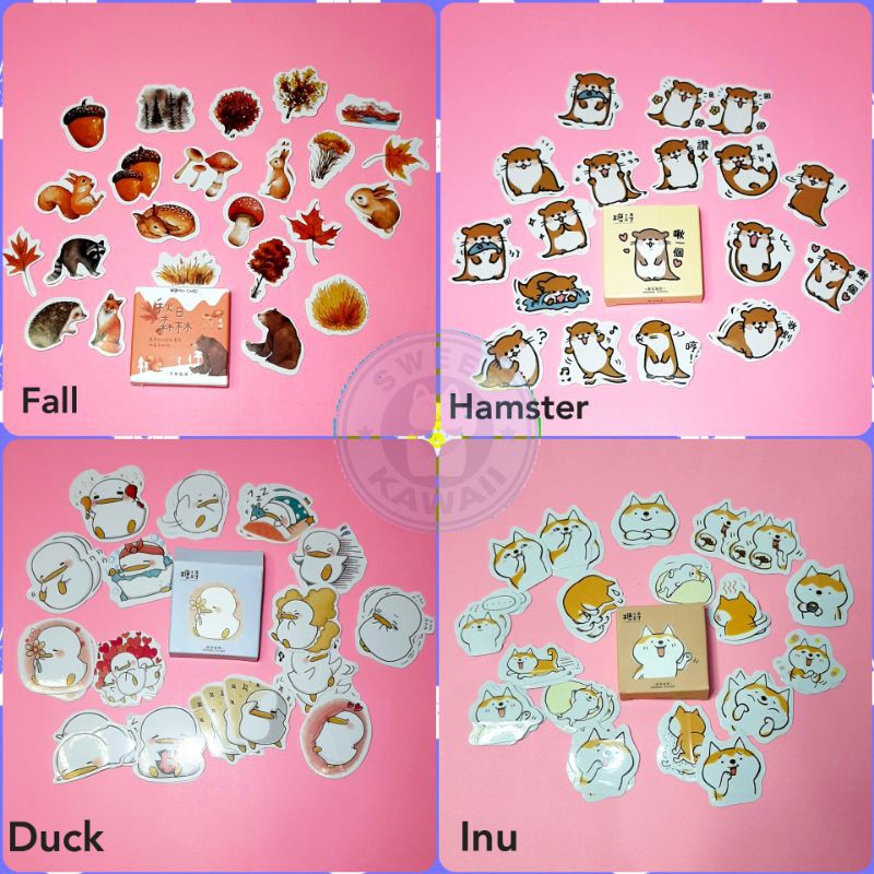 

Stickers Set Animals Series 45pcs