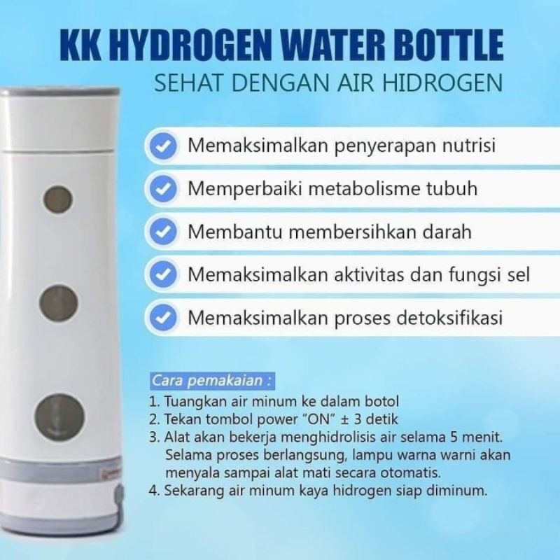 kk hydrogen water bottle