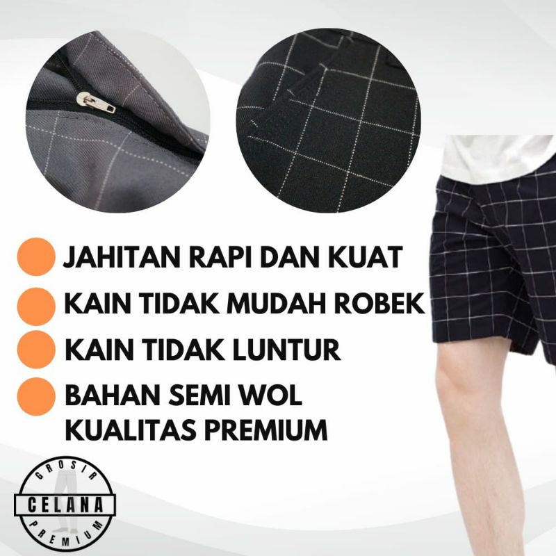 (BEST SELLER) TERLARIS!! NO.1 CELANA KEREN YANG LAGI HIZT CELANA DISTRO CELANA PENDEK TARTAN KOTAK KOTAK