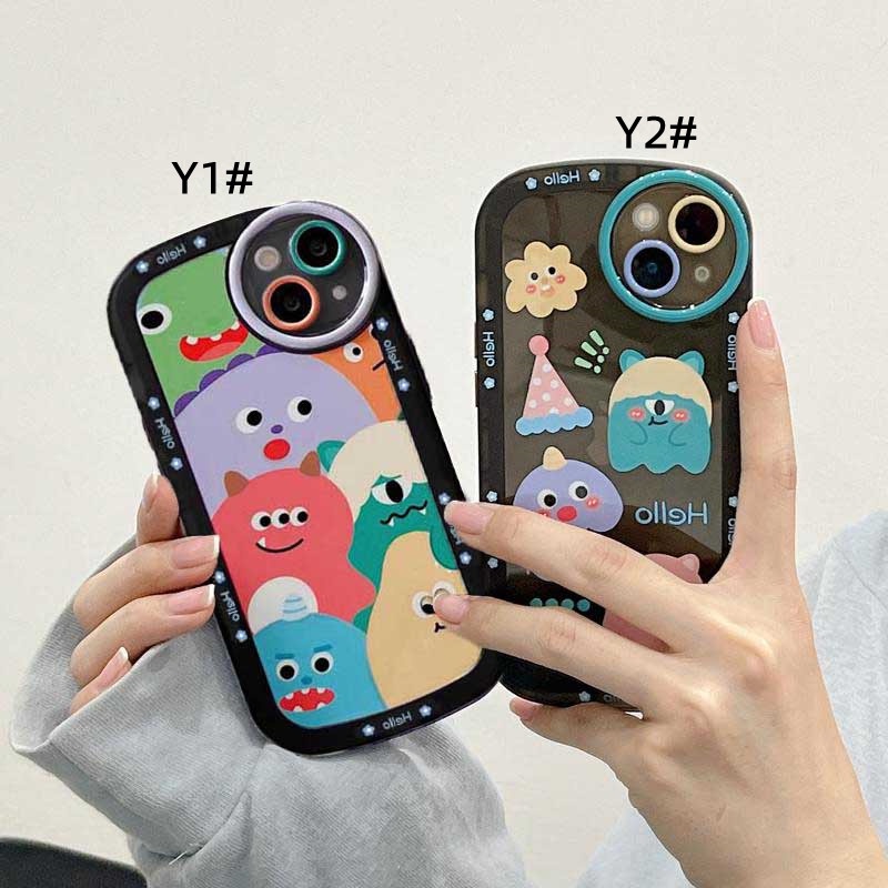 Casing Silikon Redmi Note 11 Pro 10C 10A 9C 9T 9A 10 5G 10S 9 8 Pro 7 Poco M3 X3 Pro NFC Motif Monster