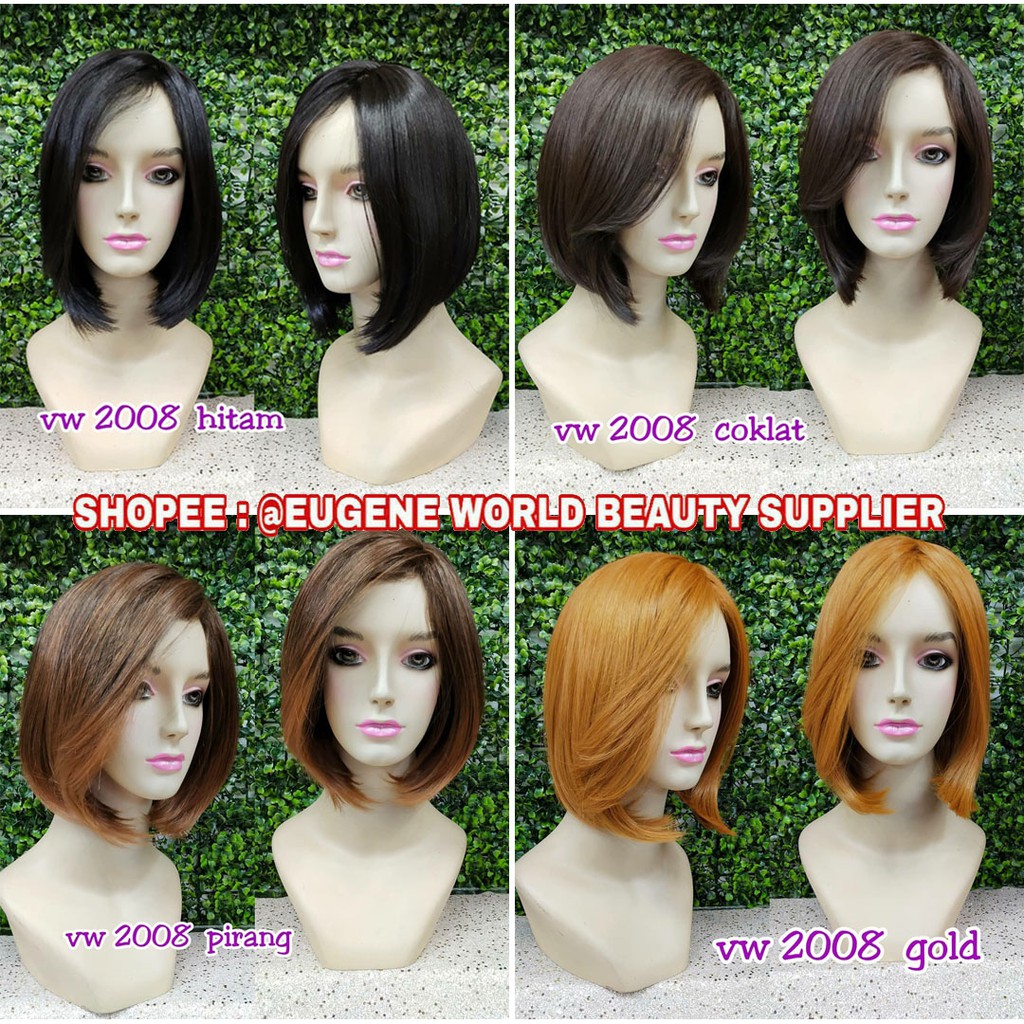 WIG KOREA HYO RI/ WIG PENDEK/ WIG RAMBUT ASLI/ WIG MURAH/ WIG LURUS BOB 2008