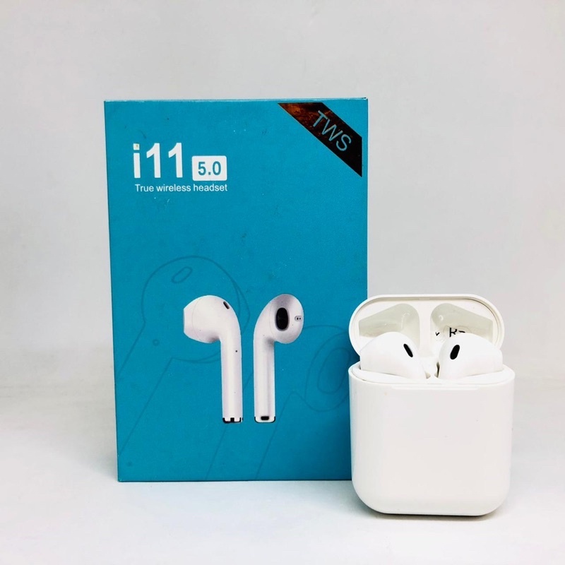 Ready Stok Handsfree / Headset Bluetooth i11 TWS - Wireless Earphone