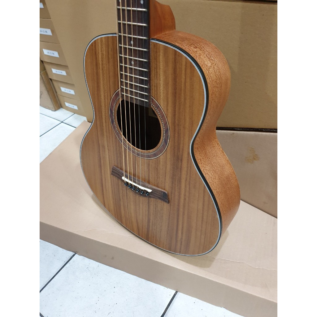 Gitar Akustik Merk Cowboy Original Tipe GW-3 NS Ukuran 3/4 Bahan Solid Senar String Trusrod Jakarta-3