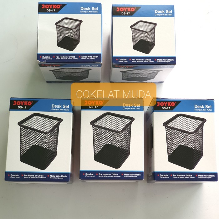 

Eklusif Tempat Pensil Meja Besi Jaring Kotak Joyko Ds-17 (Pcs) Gilaa!!!