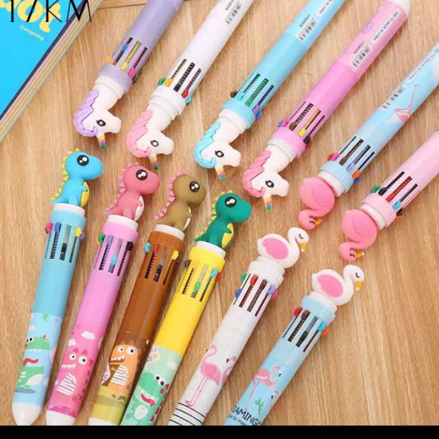 

pen unicorn 10 warna