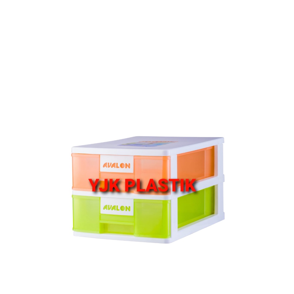 Laci Container Avalon F4 SS-2 DW202 Multindo Laci Plastik Susun 2