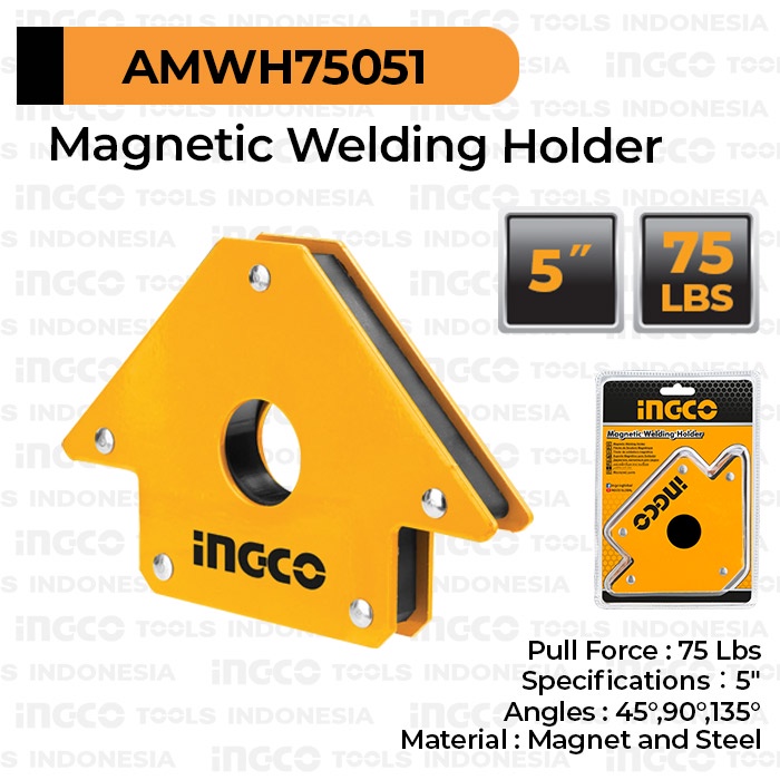 Magnetic Welding Holder (5") INGCO AMWH75051 - Siku Magnet Las