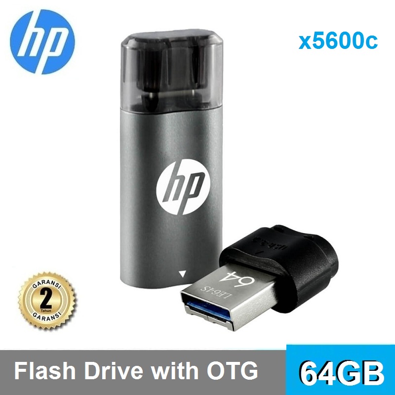 HP X5600c Flash Disk 64GB with OTG USB 3.2 Type-C