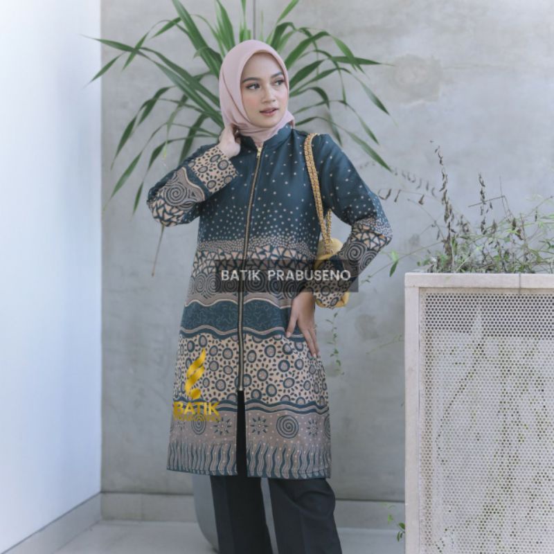 BATIK WANITA TERBARU BATIK MOTIF NOVI TOSCA TUNIK BATIK BUSUI MODERN BLAZER BATIK MODERN BAJU NGANTO