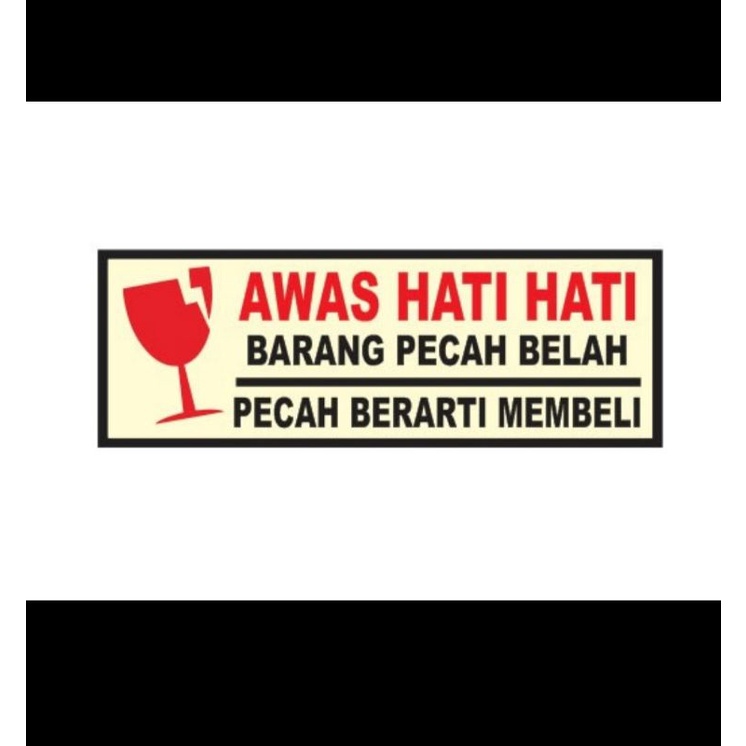 

Sticker pecah berarti membeli
