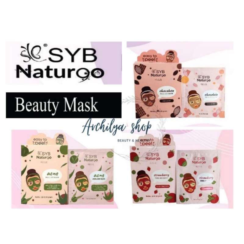 Masker SYB Naturgo masker lumpur 10 gr