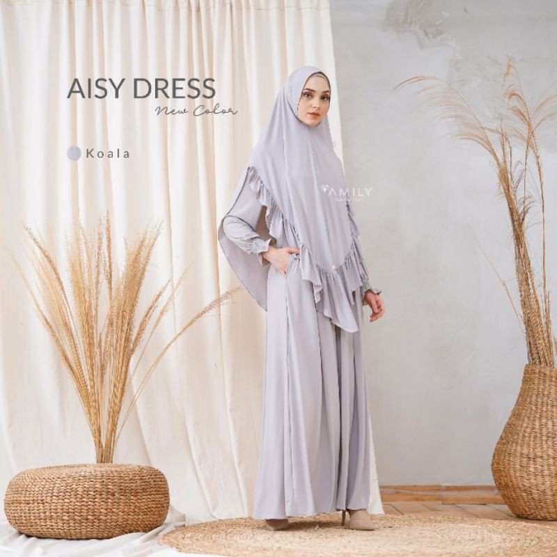 GAMIS JERSEY AISY DRESS ONLY AMILY HIJAB