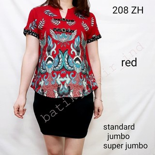 BLOUSE 208ZH ATASAN BATIK  WANITA EDISI  IMLEK  Shopee 