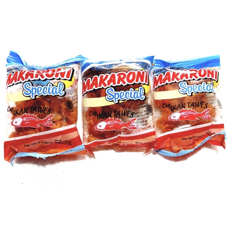 

Makroni Spesial Cap Ikan Tawes ( 10 pcs x @ 8g )