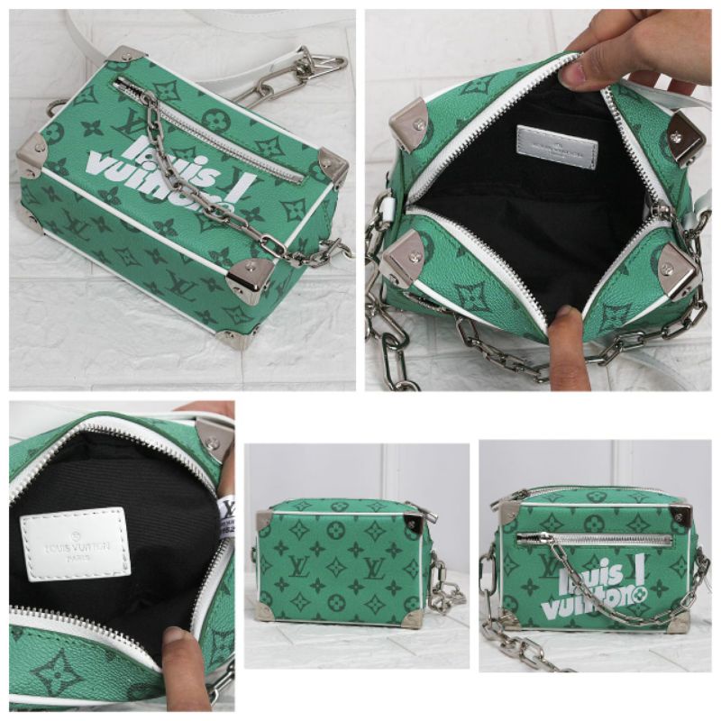 Lv Cymka Soft Trunk Monogram Green (Unisex) M55702