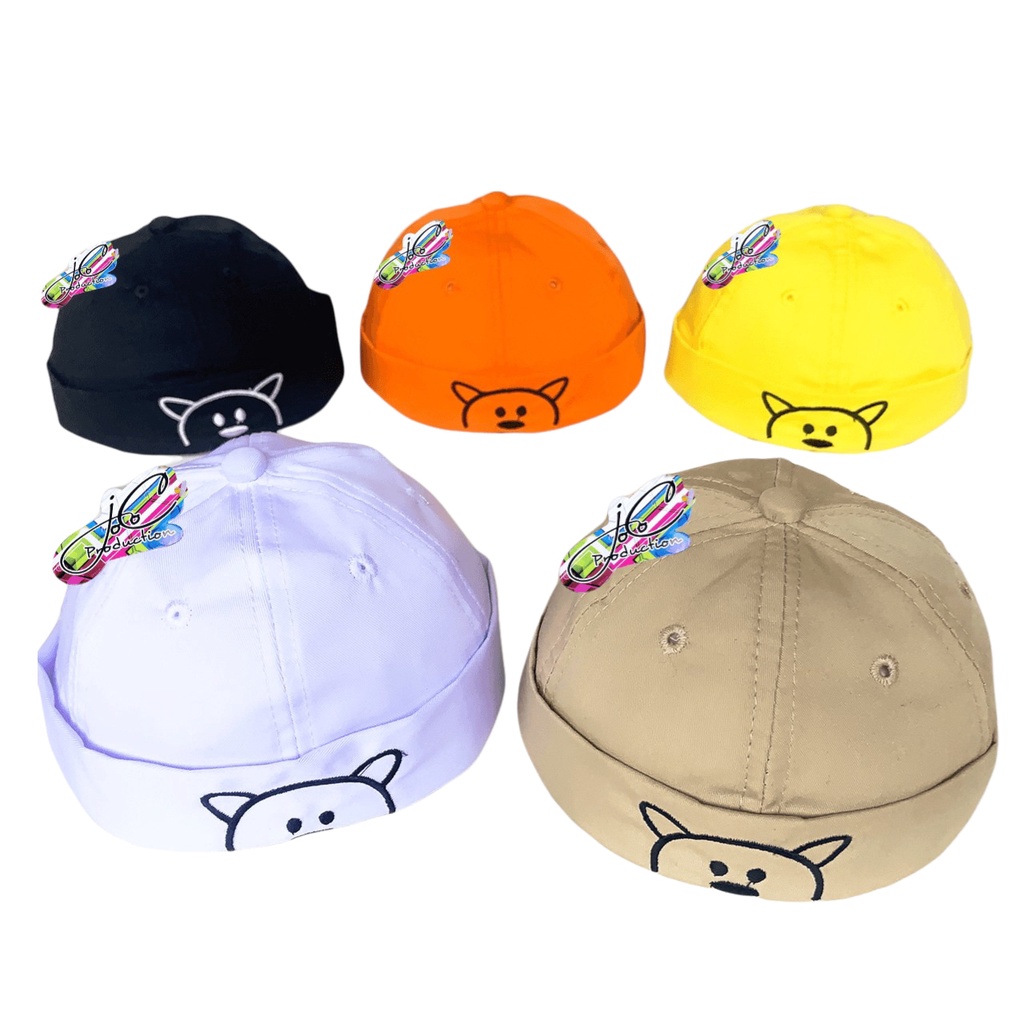 Jocoproduction - Topi Fashion Peci Anak Bayi Laki-laki & Perempuan Motif Bordir Bear Unisex-7