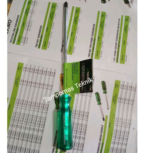 Tekiro Obeng ketok Tembus + 30cm plus Obeng Getok Panjang 12" TEKIRO