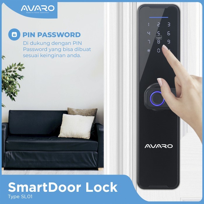 AVARO Smart Door Lock SL01Handle RFID Fingerprint Waterproof