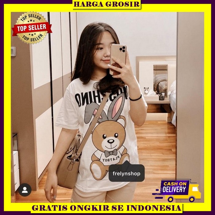 Kaus Oblong Kekinian T-Shirt Original Kaos Import Oversize Outfit Import Shirt Korean Style Baju San