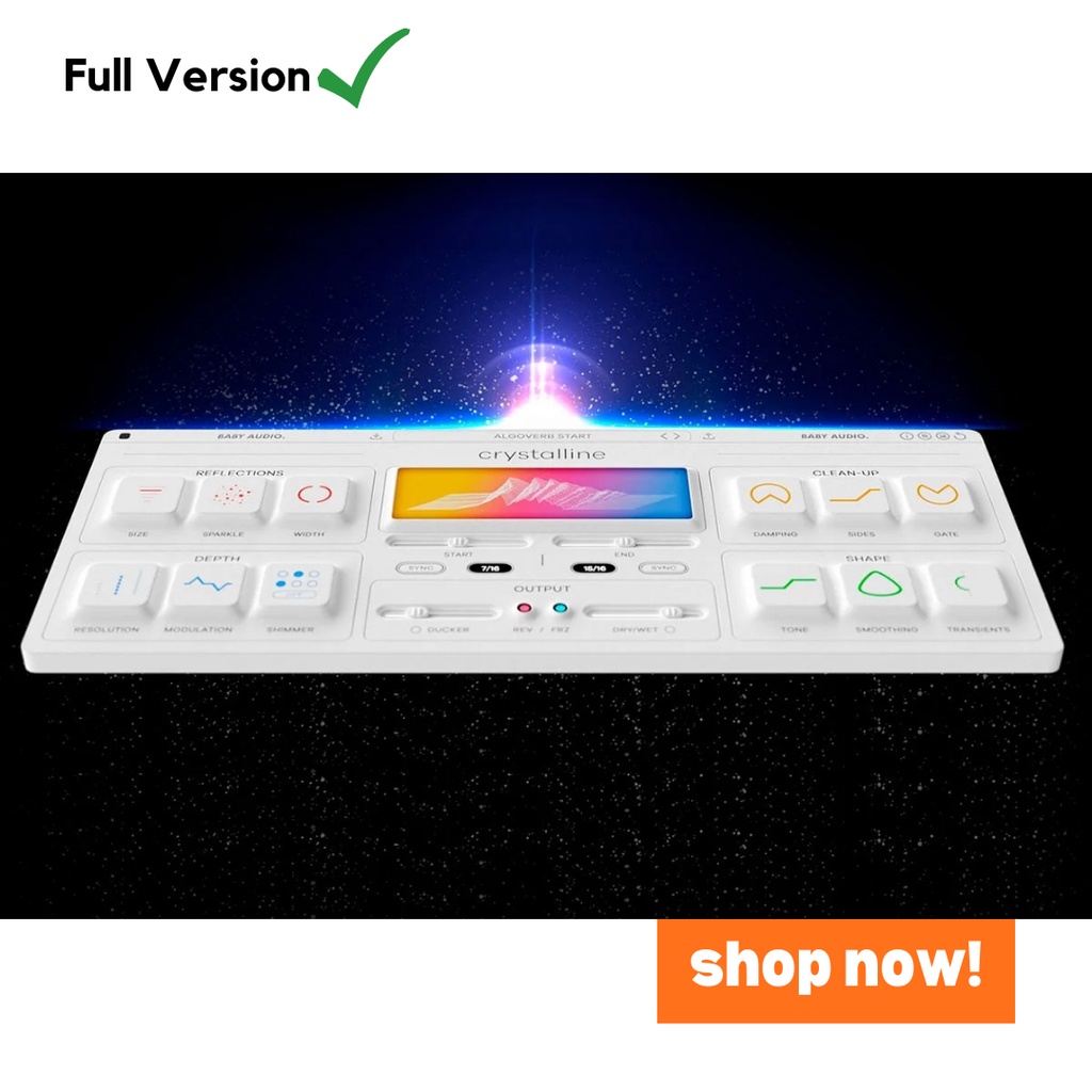 Plugin BABY Audio Crystalline v1 - vst A ‘perfect algorithmic reverb’ is often considered the holy g
