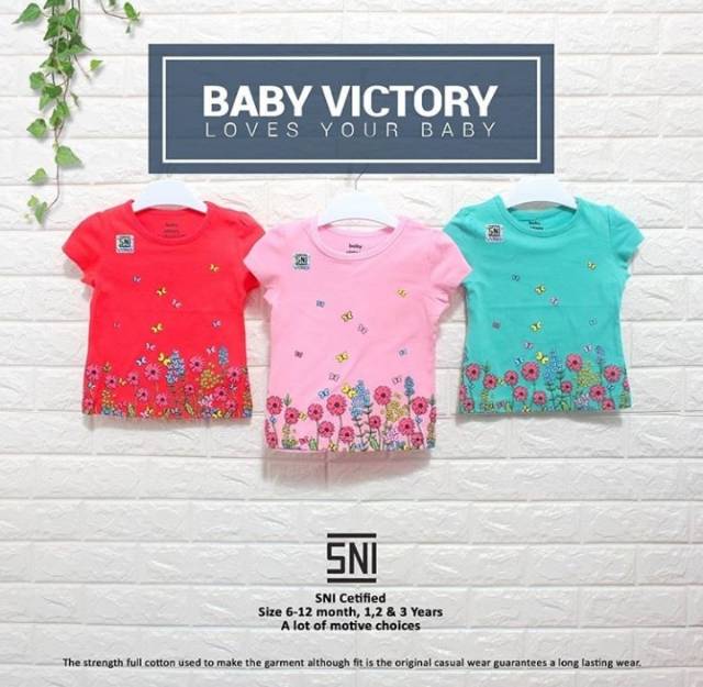 Baby Victory Kaos Oblong Harian Anak Grosir Murah Girl Boy