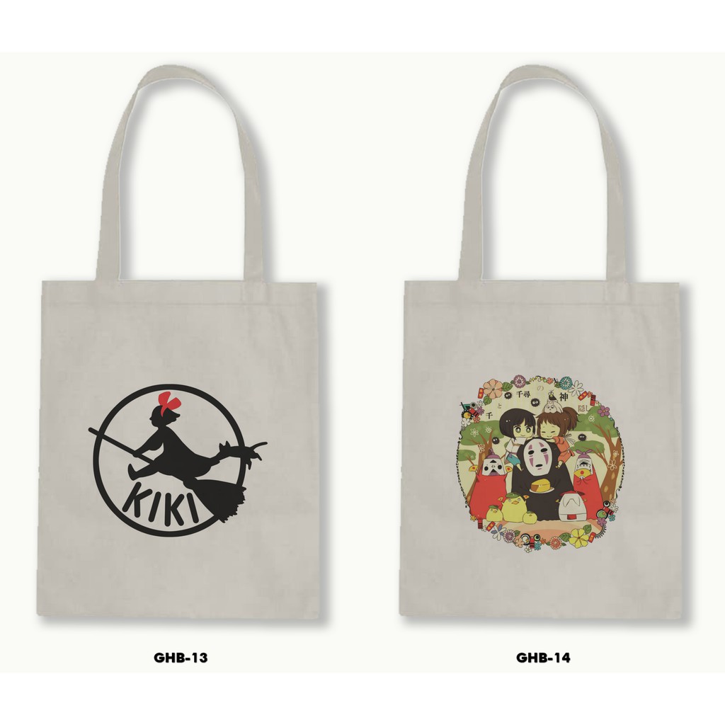 TOTE BAG BLACU - STUDIO GHIBLI .01