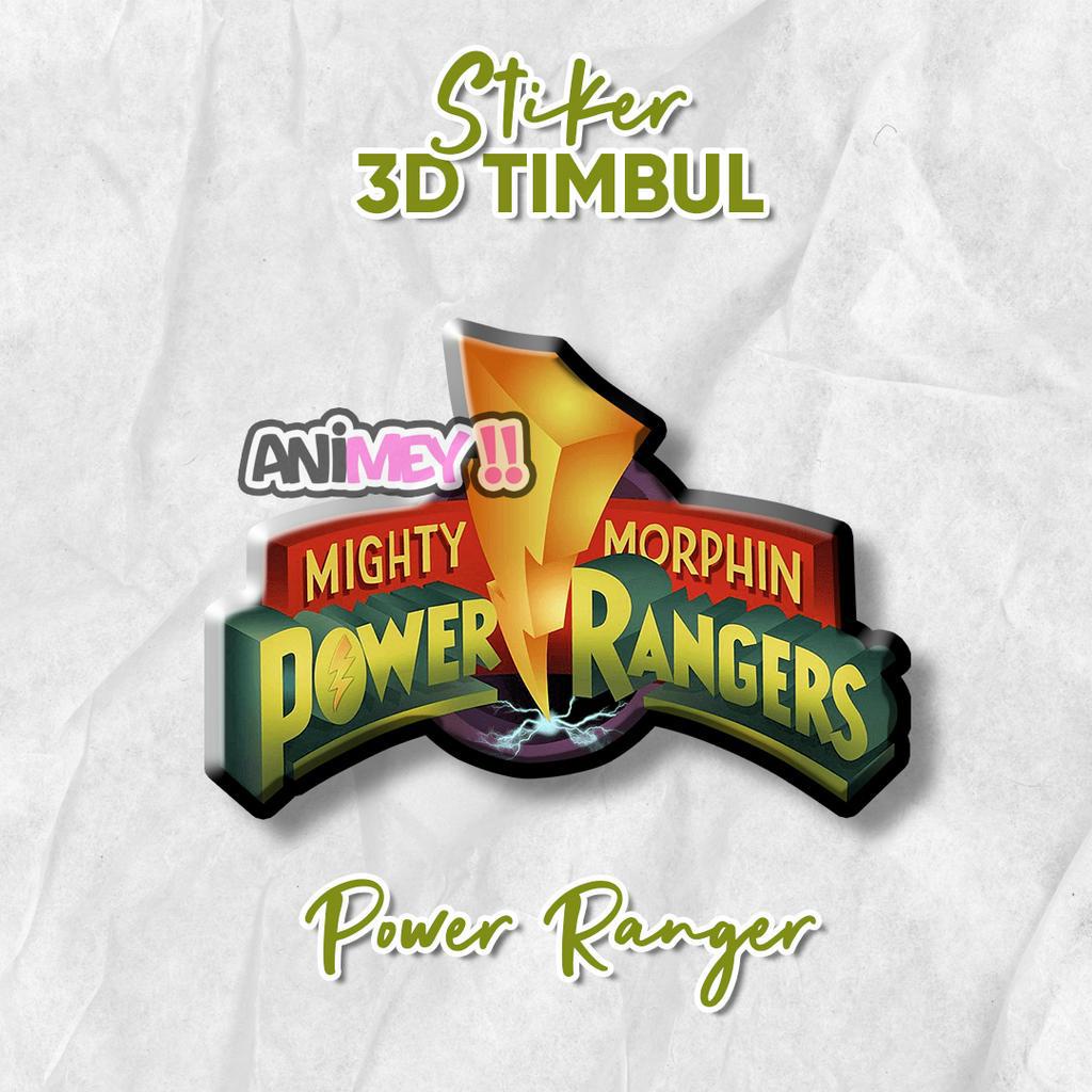 

Stiker Emblem 3D Power Ranger Logo / Stiker Anime Gaming Resin