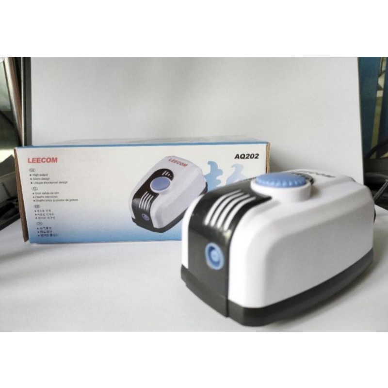 Aerator 1 lubang Leecom AQ202 pompa gelembung udara silent AQ 202
