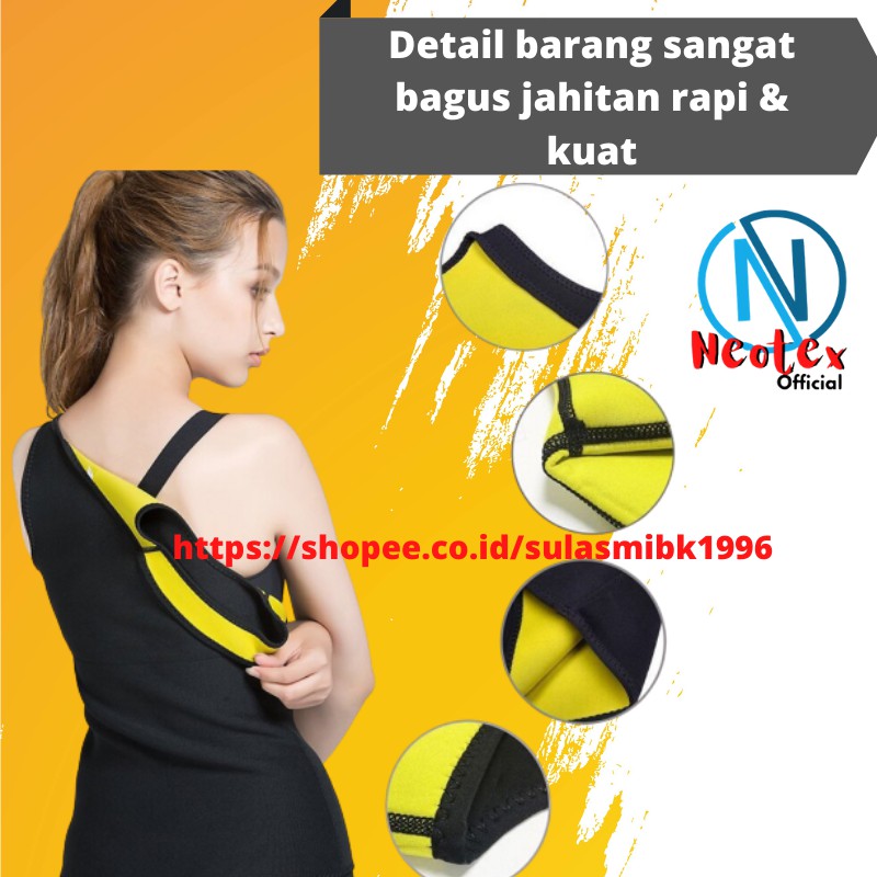 Pembakar Lemak Korset Neotex Pelangsing Perut Corset Wanita Penghancur Lemak Tubuh